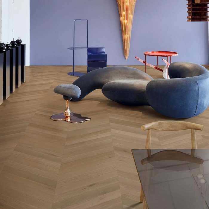 Custom Chevron Flooring in Dubai