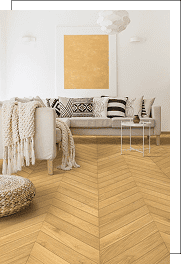 Elegant Chevron Flooring in UAE