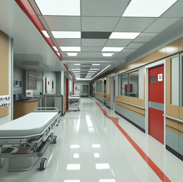 Modern Hospital Flooring in Dubai