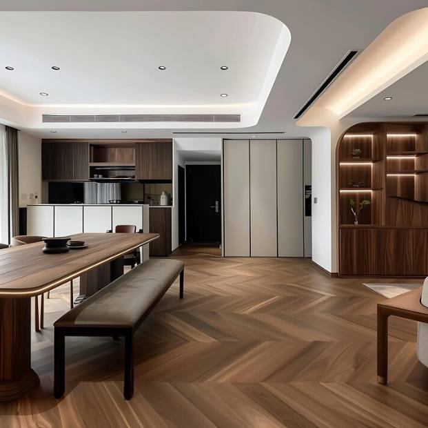 Modern Kitchen Flooring in Dubai