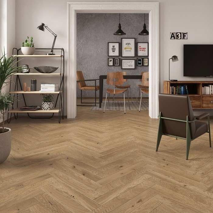 Premium Chevron Flooring in Dubai