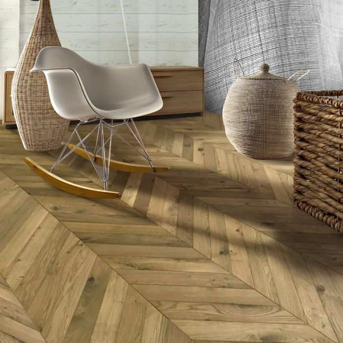 Stylish Chevron Flooring in Dubai