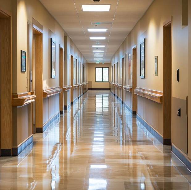 Stylish Hospital Flooring in Dubai