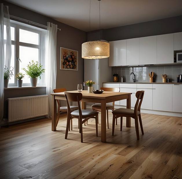 Stylish Kitchen Flooring in Dubai