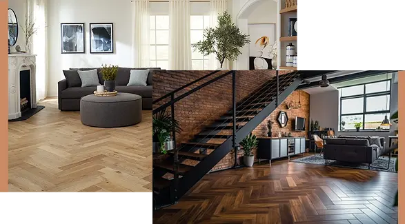 modern Herringbone Flooring uae