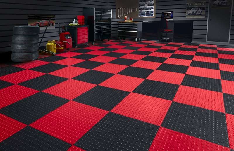 rubber flooring dubai showroom