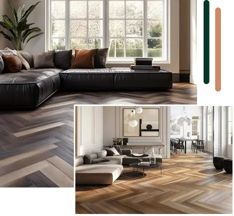 stylish Herringbone Flooring uae