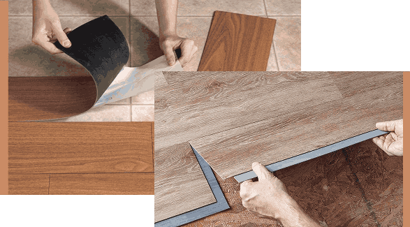 Vinyl Flooring Installation team