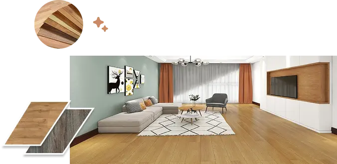 Buy Waterproof SPC Vinyl Wooden Planks
