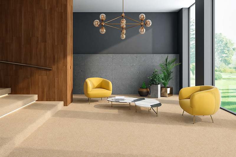 Elegant-Carpets-With-Yellow-Chair