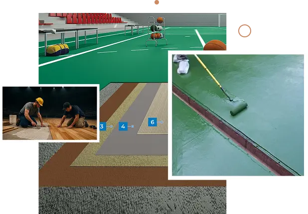sports Flooring Installation dubai