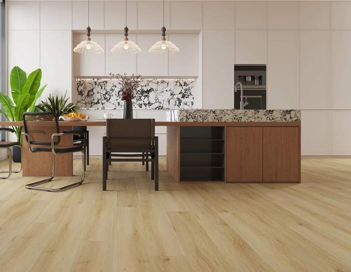 spc flooring in modern office