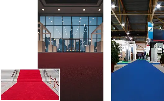Exhibition Event Plain Carpet Rolled