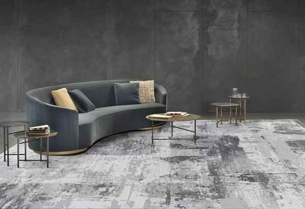 Grey floor Carpet for living room