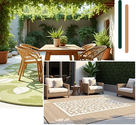 Luxury Outdoor carpets design