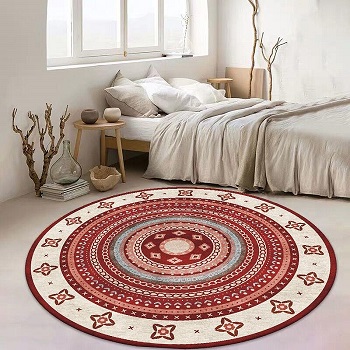Round Bedroom carpets