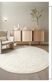 Round Rugs with decoration