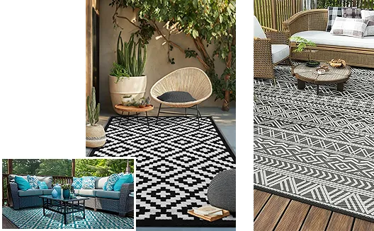 Special carpets design for outdoor