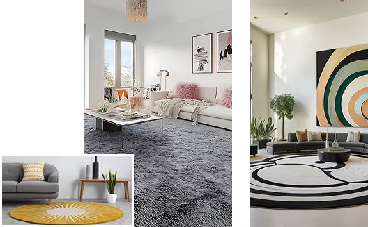 hand tufted living room carpet