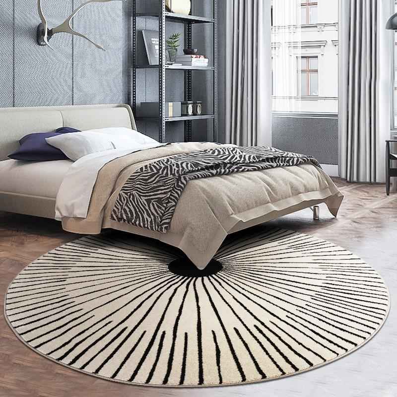 round bedroom carpet