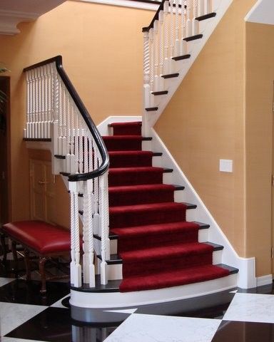 stair red carpets